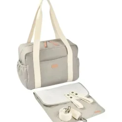 Beaba - Bolsa de Fraldas Paris, Grande Capacidade, Cinza