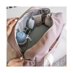 Beaba - Bolsa de Fraldas Paris, Grande Capacidade, Rosa