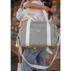 Beaba - Bolsa de Fraldas Paris, Grande Capacidade, Sálvia