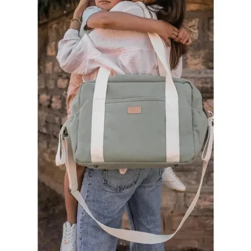Beaba - Bolsa de Fraldas Paris, Grande Capacidade, Sálvia