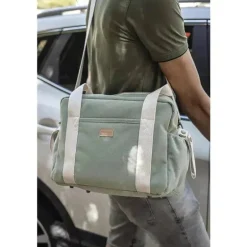 Beaba - Bolsa de Fraldas Paris, Grande Capacidade, Sálvia