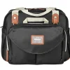 Beaba - Bolsa para fraldas Geneva, Bolsa multifuncional para fraldas para bebês, preta