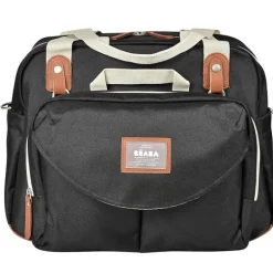 Beaba - Bolsa para fraldas Geneva, Bolsa multifuncional para fraldas para bebês, preta