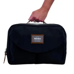 Beaba - Bolsa para fraldas Geneva, Bolsa multifuncional para fraldas para bebês, preta