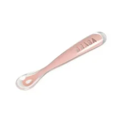 Beaba - Colher de silicone auto-alimentada, rosa