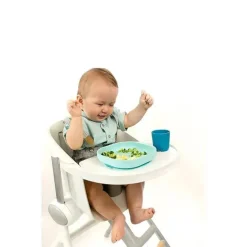 Beaba - Conjunto de Refeição de Silicone 4Pk, Pavão
