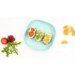 Beaba - Conjunto de Refeição de Silicone 4Pk, Pavão