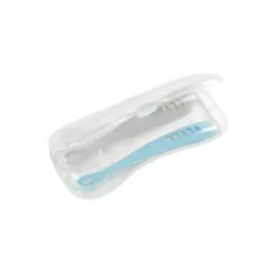 Beaba - conjunto de viagem com 2 unidades de colher de silicone, nuvem/chuva