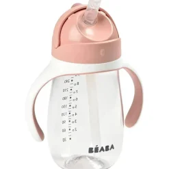 Beaba - Copo com Canudinho em Palha, Rosa
