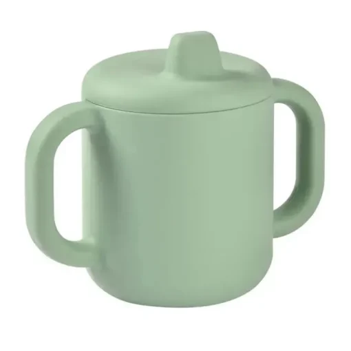 Beaba - Copo de treinamento de silicone, Sálvia