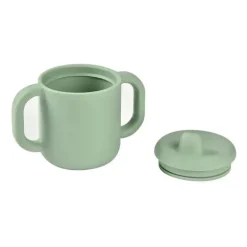Beaba - Copo de treinamento de silicone, Sálvia