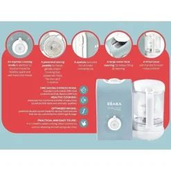 Beaba - Fabricante de comida para bebês Babycook Express, Sage