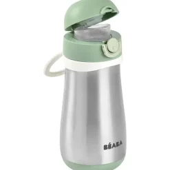 Beaba - Garrafa de água infantil de aço inoxidável, Sálvia