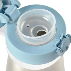 Beaba - Garrafa de Água Infantil de Aço Inoxidável, Chuva