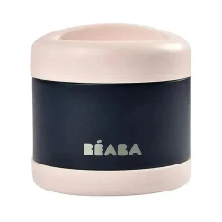 Beaba - Jarra de aço inoxidável de 16 onças, meia-noite