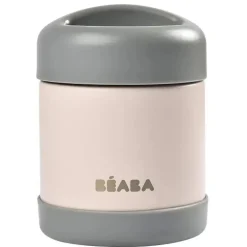 Beaba - Jarra para alimentos isolada em aço inoxidável de 10 onças, rosa