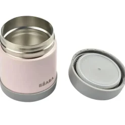 Beaba - Jarra para alimentos isolada em aço inoxidável de 10 onças, rosa