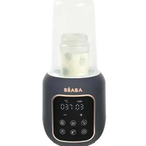 Beaba - Mamadeira Multi Leite 5 em 1 e Aquecedor de Alimentos, Meia-Noite