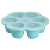 Beaba - Recipiente de armazenamento de comida para bebê de silicone multiporções, chuva