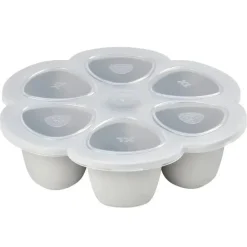 Beaba - Recipiente de silicone para comida de bebê multiporções, nuvem