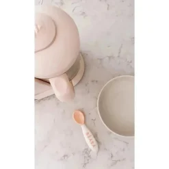 Beaba - Talheres Ergonômicos 2Pk Segundo Estágio, Rosa