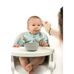 Beaba - Tigela de Sucção de Silicone, Nuvem