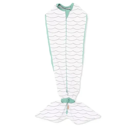 Bebê de verão - SwaddleMe Room to Grow Pod, 0-6 meses, 1 pacote, Teal Waves