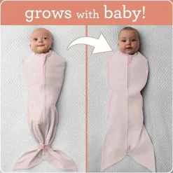 Bebê de verão - SwaddleMe Room to Grow Pod, 0-6 meses, 1 pacote, rosa mesclado