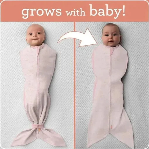 Bebê de verão - SwaddleMe Room to Grow Pod, 0-6 meses, 1 pacote, rosa mesclado