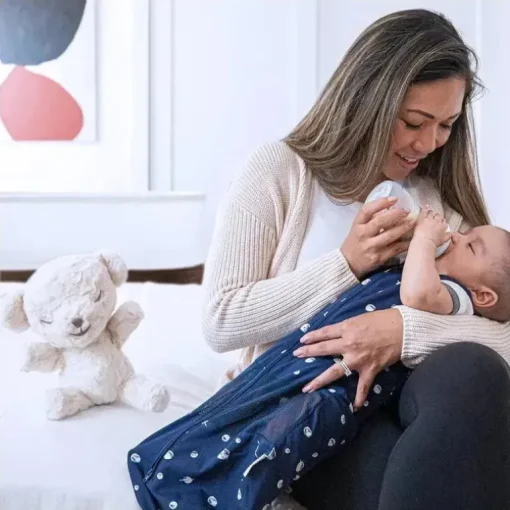 Bebê mais feliz - Máquina de ruído branco Snoobear Chupeta de pelúcia para bebê