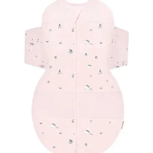 Bebê mais feliz - SNOO Pink Planets Sleep Sack Baby Swaddle