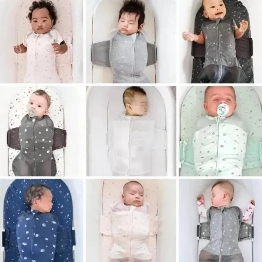 Bebê mais feliz - SNOO Pink Planets Sleep Sack Baby Swaddle