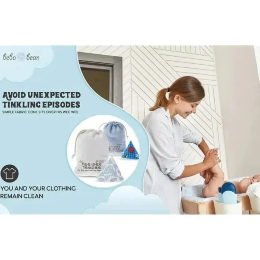Beba Bean - Bolsa para violoncelo espacial Pee-Pee Teepee, azul