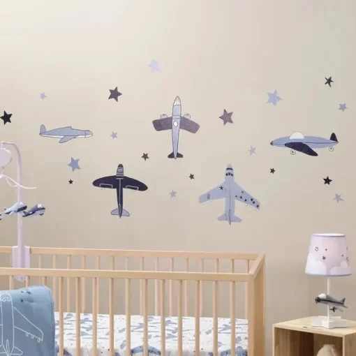 Bedtime Originals - Adesivos de parede Little Aviator