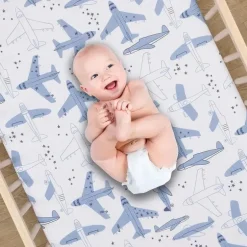 Bedtime Originals - Conjunto de cama de 3 peças Little Aviator