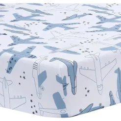 Bedtime Originals - Lençol de berço Little Aviator