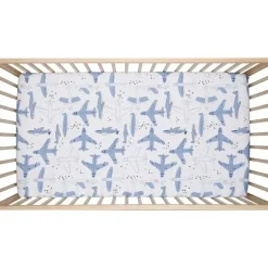 Bedtime Originals - Lençol de berço Little Aviator