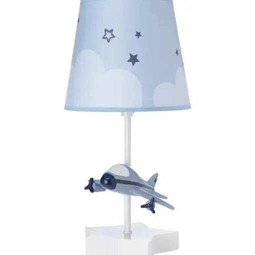 Bedtime Originals - Luminária Little Aviator com abajur e lâmpada