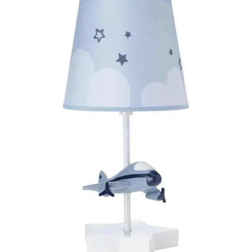 Bedtime Originals - Luminária Little Aviator com abajur e lâmpada