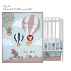 Bedtime Originals - 3Pk Up Up And Away Conjunto de Cama