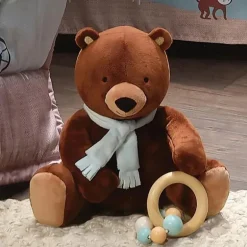 Bedtime Originals - Up &amp; Away urso marrom pelúcia brinquedo de pelúcia animal