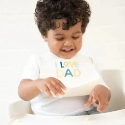 Bella Tunno - babador Wonder, babador de silicone para meninas e meninos, BPA não tóxico