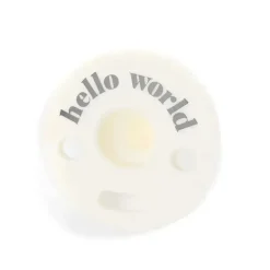 Bella Tunno - Hello World Chupeta, Branco
