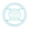 Bella Tunno - Mini Man Happy Teether, Light Blue