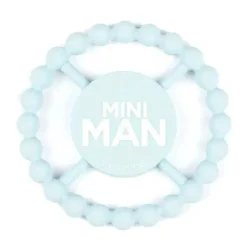 Bella Tunno - Mini Man Happy Teether, Light Blue