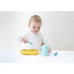 Bella Tunno - pacote Little Bites, conjunto de alimentação para bebês, 100% silicone de qualidade alimentar, diversão de circo