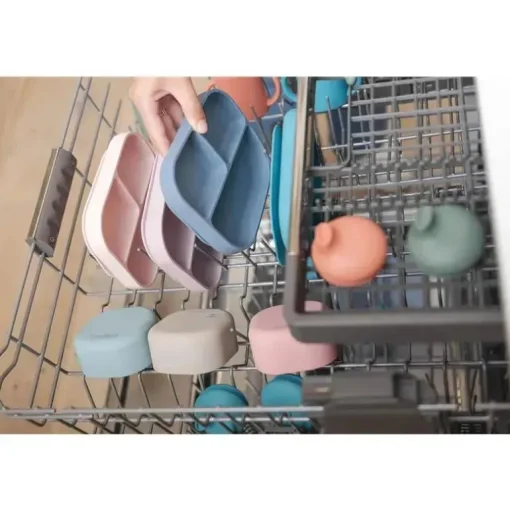 Bella Tunno - pacote Little Bites, conjunto de alimentação para bebês, silicone 100% de qualidade alimentar, Magic Meadow