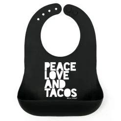 Bella Tunno - Peace, Love, Taco Wondr Babete, Preto