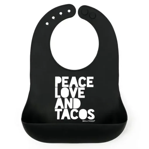 Bella Tunno - Peace, Love, Taco Wondr Babete, Preto