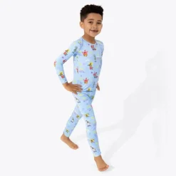 Bellabu Bear - Bob Esponja Calça Quadrada, Pijama Infantil de Bambu Good Vibes
